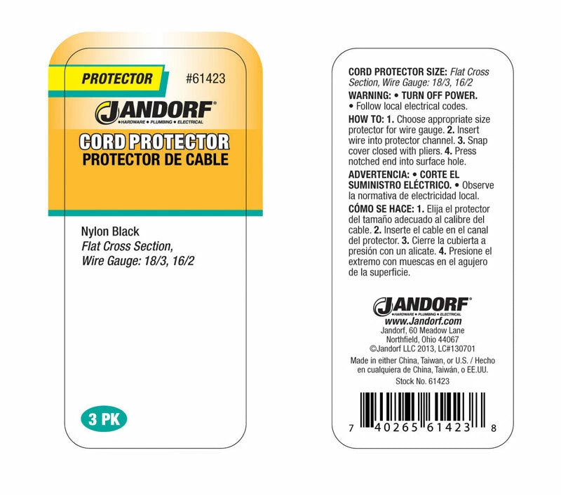 CORD Protector Nylon BL 3 PK 009 #61424