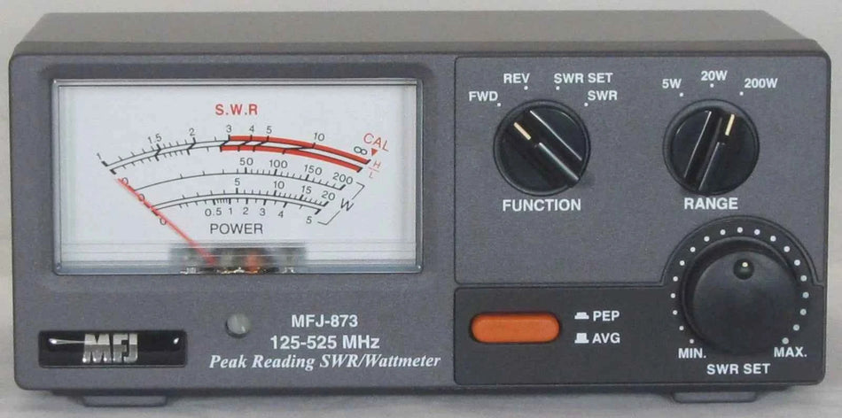 MFJ-873 Wattmeter 125-525 MHz 200W