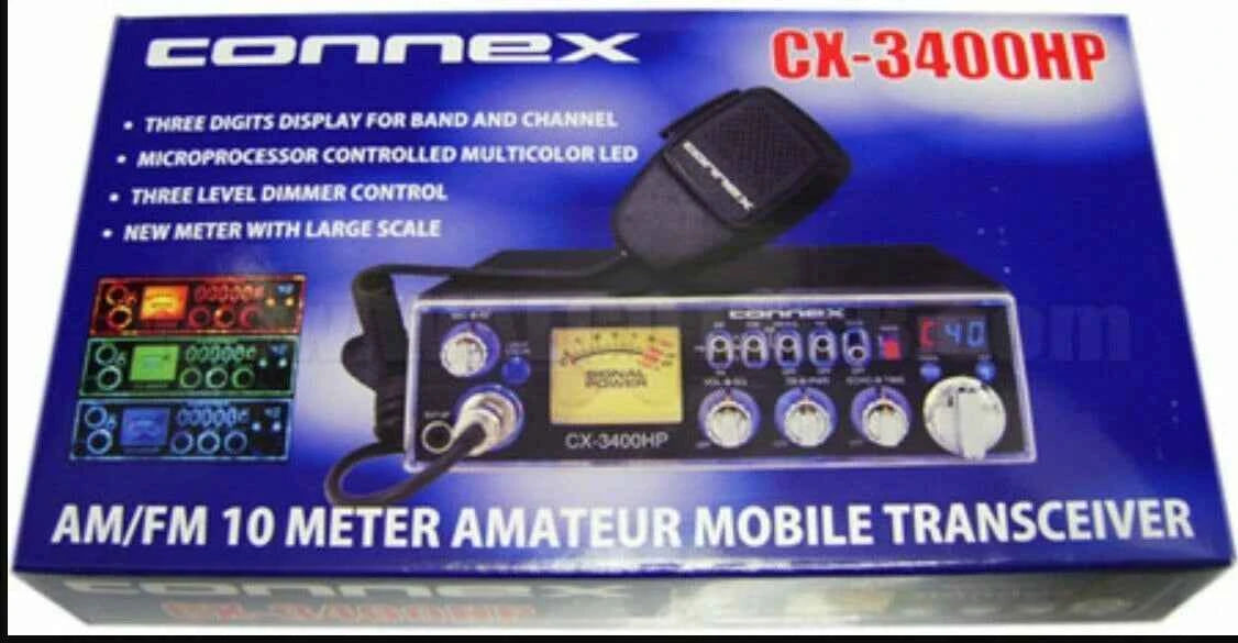 Connex 3400HP 10 Meter Amateur Radio – AM FM SSB High Power Mobile ...