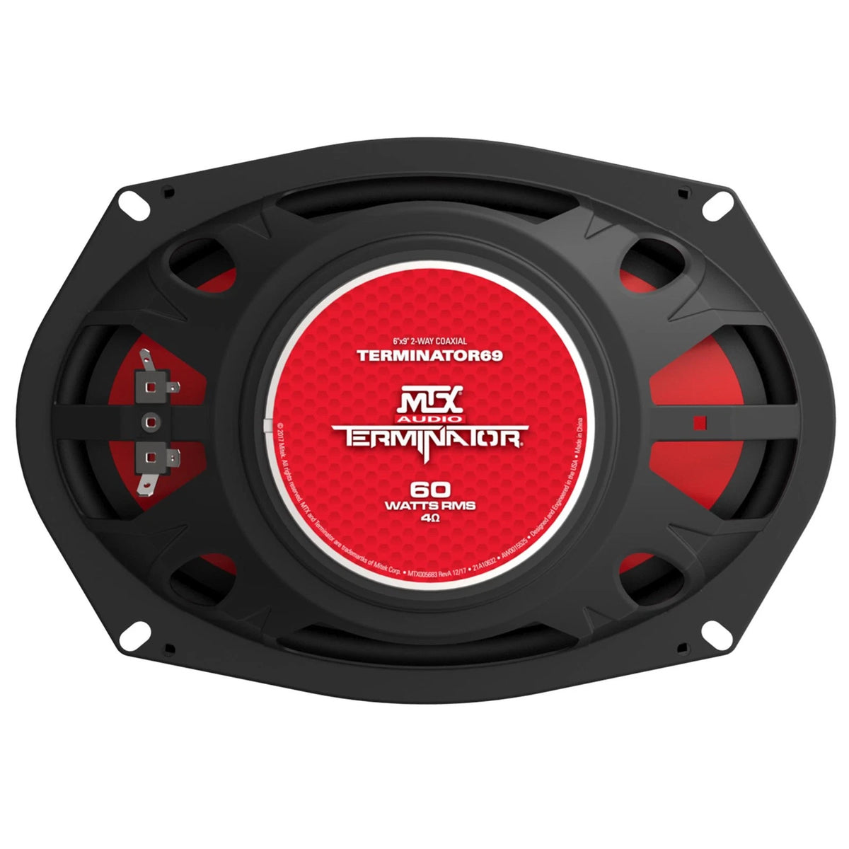 MTX Terminator 69 6x9in 2-Way 60W RMS 4 Ohm Coaxial Speakers (Pair)