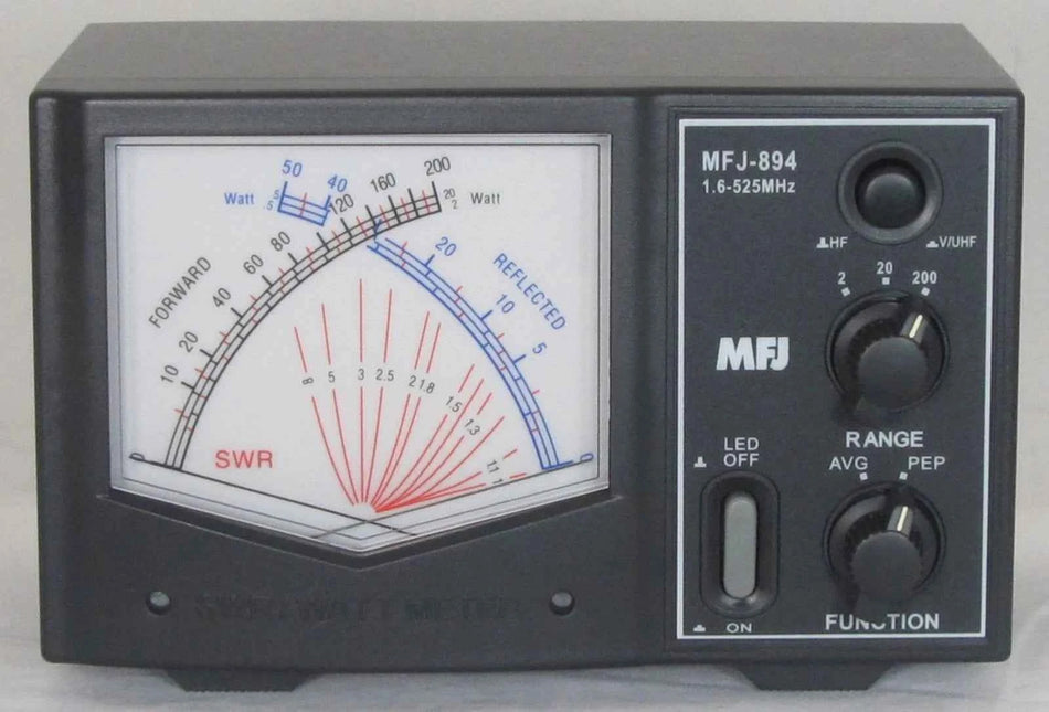 MFJ-894 Giant X SWR/Wattmeter, 1.6–525 MHz