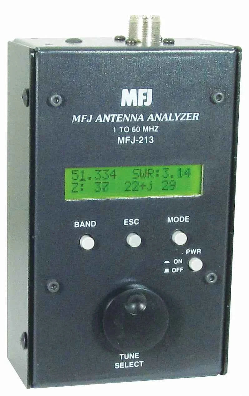 MFJ-213, HF/6M 1.8–60MHz Antenna Analyzer