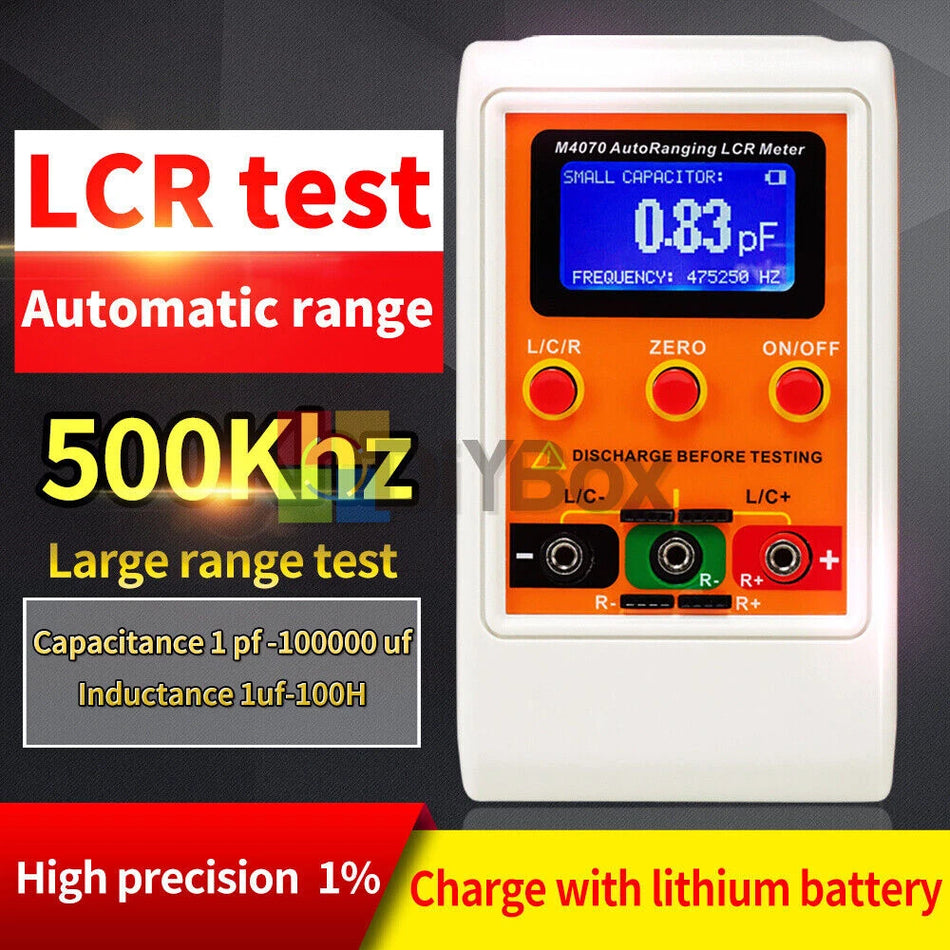 M4070 LCR Meter – Auto-Range Cap/Induct/Res Tester