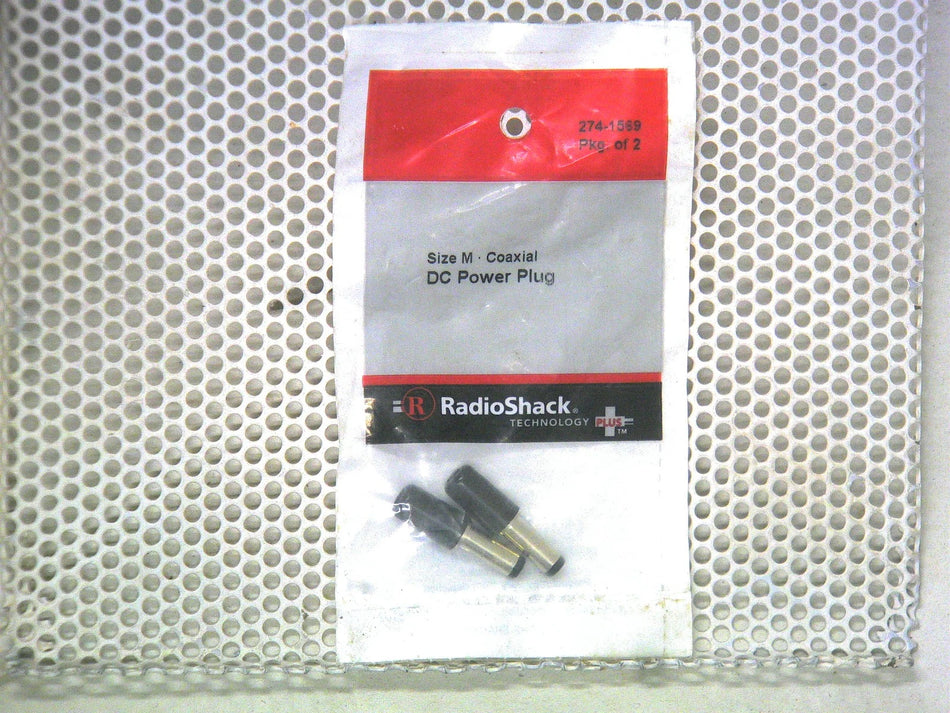 Radio Shack Coaxial DC Power Plugs, 2 Pack
