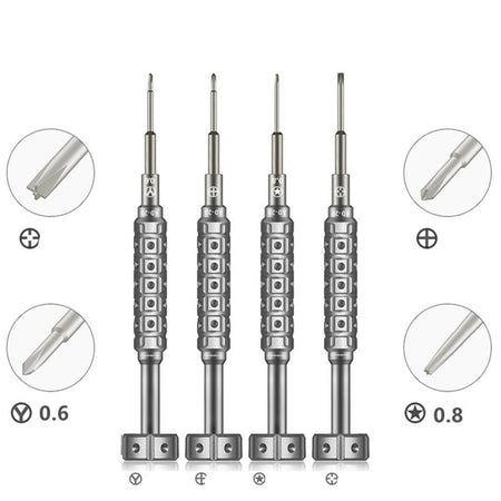 Precision Screwdriver 0.6mm Set – Anti-Slip Handle for Electronics Repair