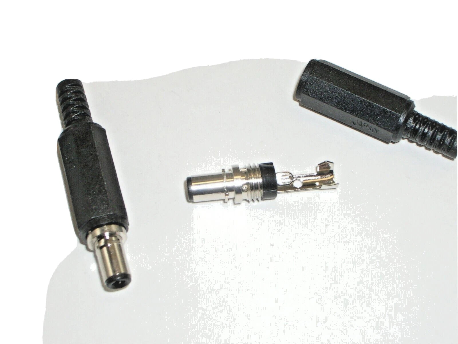 Coaxial DC Power Plugs, 2 Pack, 5mm OD x 2.5mm ID