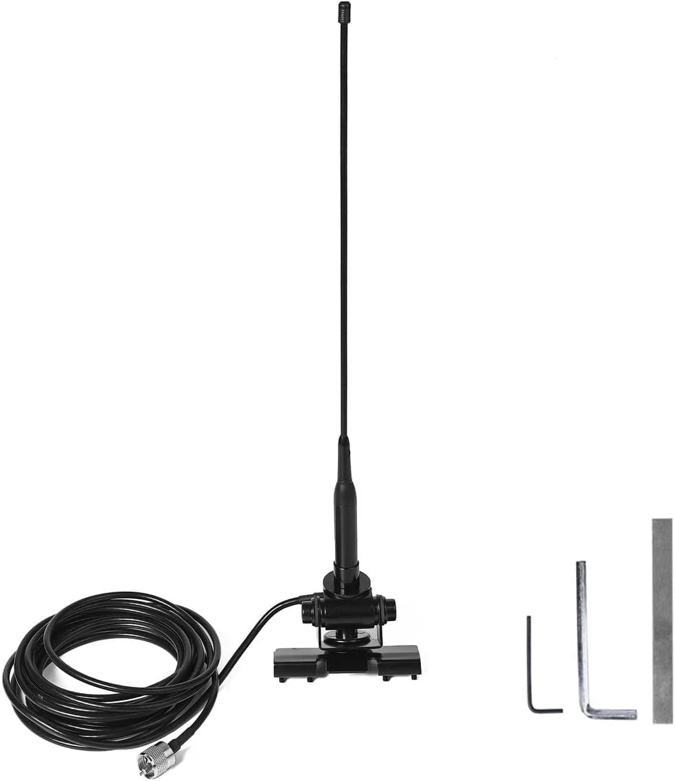 NL-R2 GMRS Antenna – 155/460MHz Soft Whip w/ Mount
