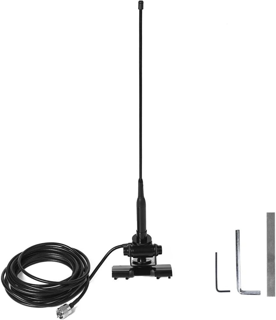 NL-R2 GMRS Antenna – 155/460MHz Soft Whip w/ Mount
