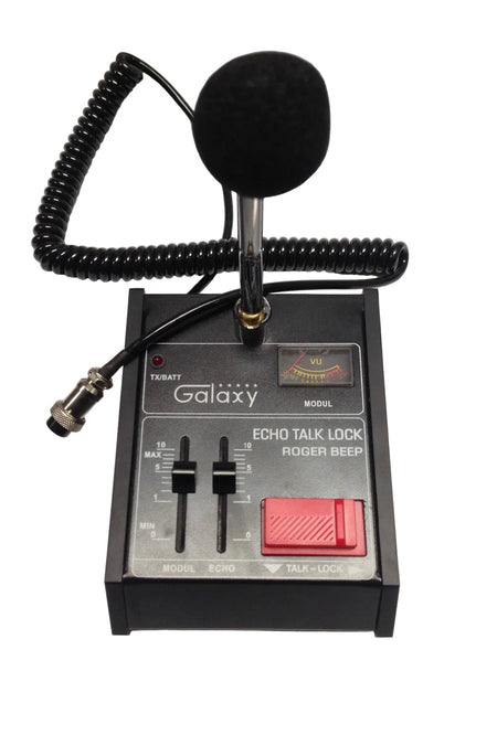 Galaxy Echo Master Powered Base Microphone – 8-Pin – Echo, Roger Beep, VU Meter – Fits Yaesu FT-757GX