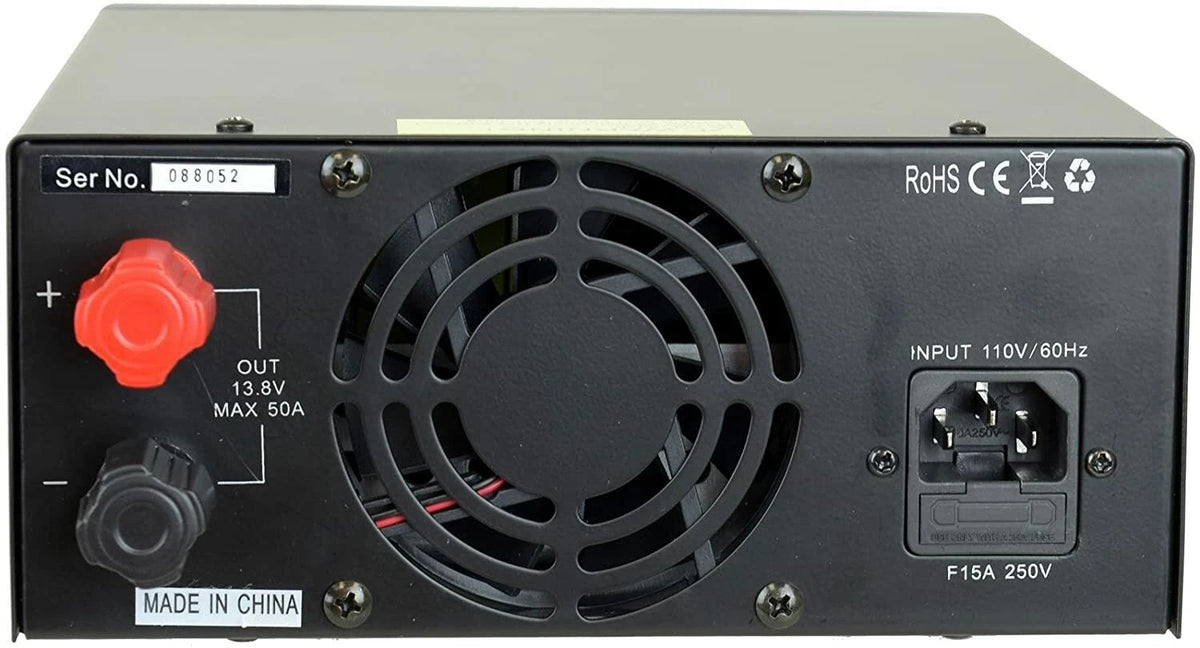 Ps50 Poweramp TP50SW Professional 50A DC Power Supply | TekShack