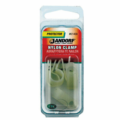 JANDORF CLAMP Nylon Natural 3/8x3/8 5 PK 61468