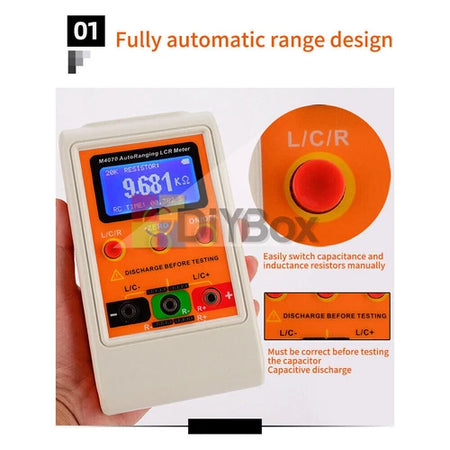 M4070 LCR Meter – Auto-Range Cap/Induct/Res Tester