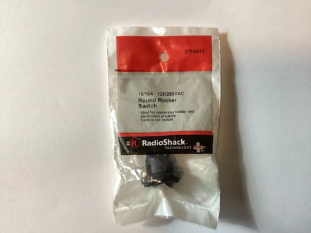 RadioShack Round Rocker Switch – DPST, 16A 125VAC