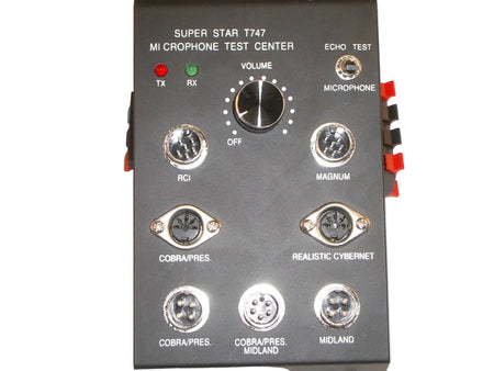Workman Super Star T747 CB Radio Microphone Test Center with Power Cord