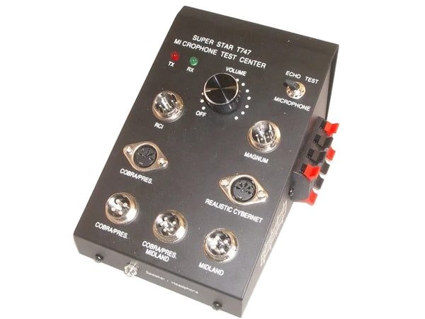 Workman Super Star T747 CB Radio Microphone Test Center with Power Cord