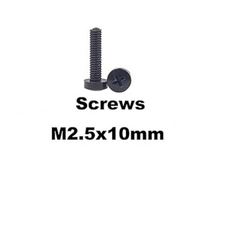 M2.5 Nylon Hex Standoffs Spacers Screws Nuts Flat washer
