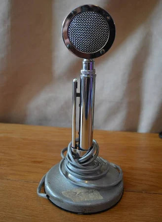 Astatic D-104 Microphone with Grey Base – Pre-Owned & Refurbished