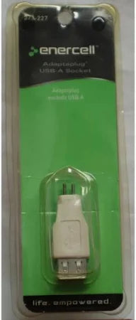 Enercell USB A to 2-pin tip electronic adapter
