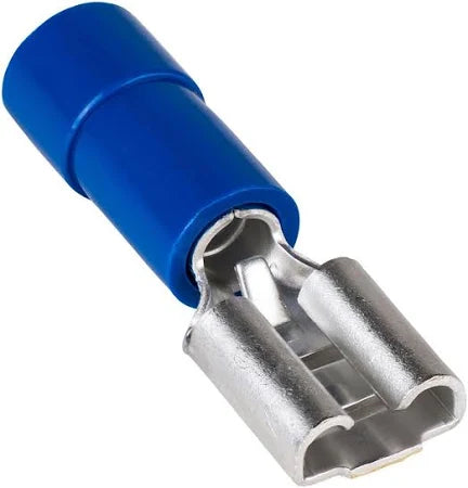 16-14 AWG 6.3MM (FEMALE) BLUE Spade Wire Connector
