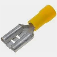 12-10 AWG (FEMALE) YELLOW Spade Wire Connector