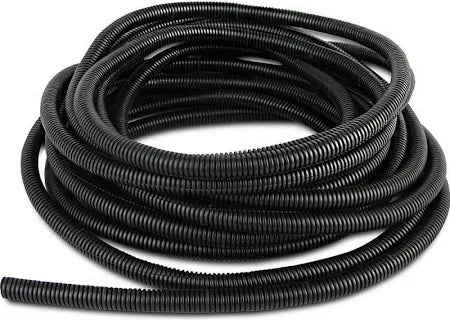 3/8" ID Split Loom Black 10'
