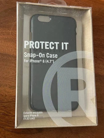 iPhone 6 / 6s Protect It Snap-On Case, Gray, RadioShack