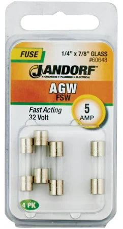 Jandorf Fast Acting 32 Volt 5 Amp Fuse #60648