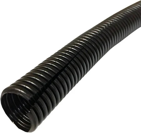 1/4" ID Split Loom Black 10'