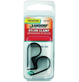 JANDORF Black Nylon Clamp (1/2" x 9/16") 61457