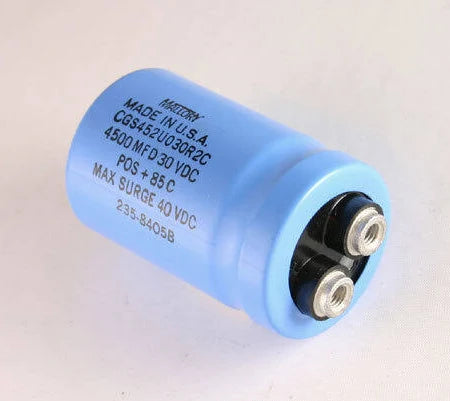 4600 MFD 30 VDC Capacitor Mallory Large Can Electrolytic Capacitor