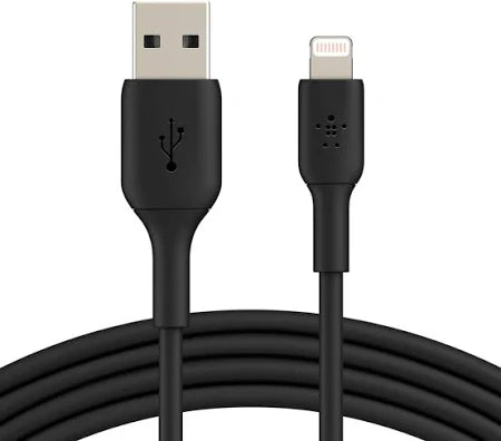 36" USB A TO IPHONE 6-PIN CHARGING CABLE
