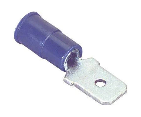 16-14 AWG 4.8mm Male Blue Spade Wire Connector (5-Pack)
