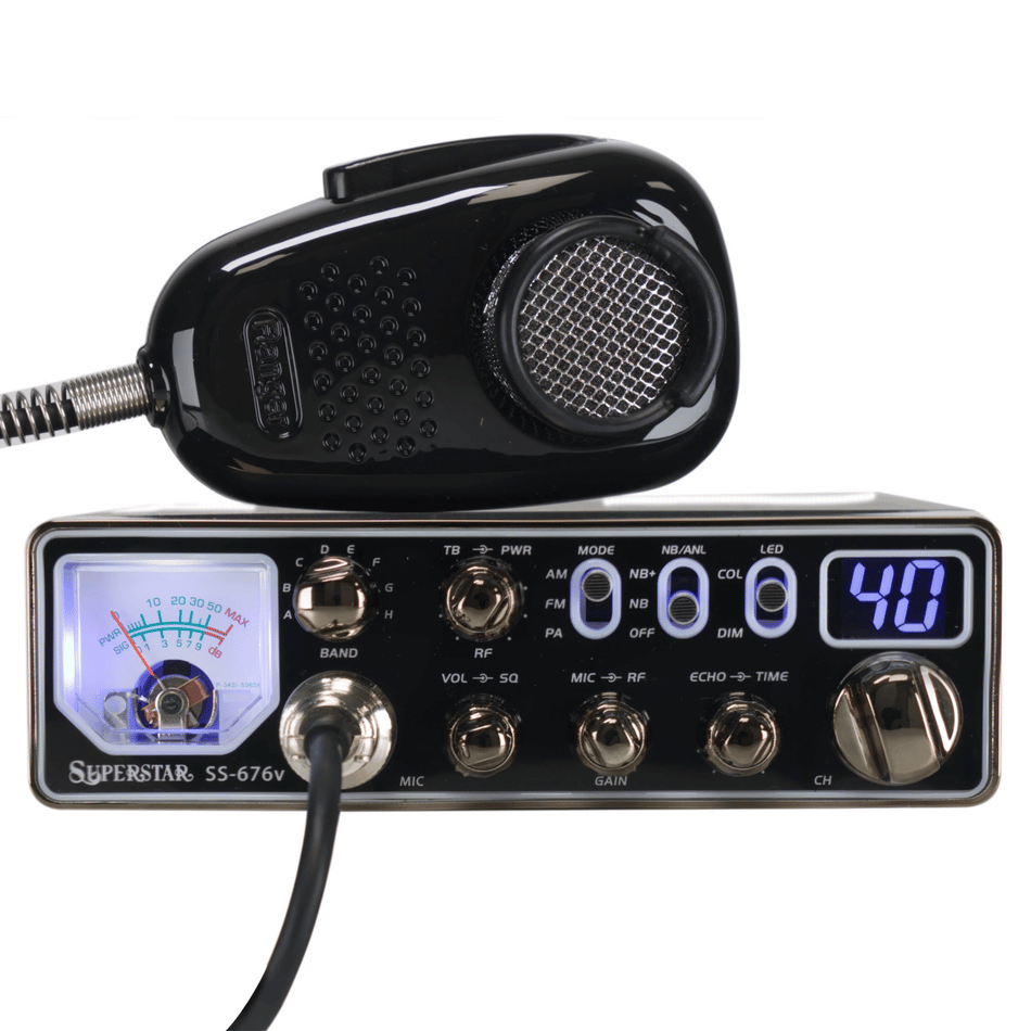Superstar SS-676V 10 Meter Mobile Transceiver 80W