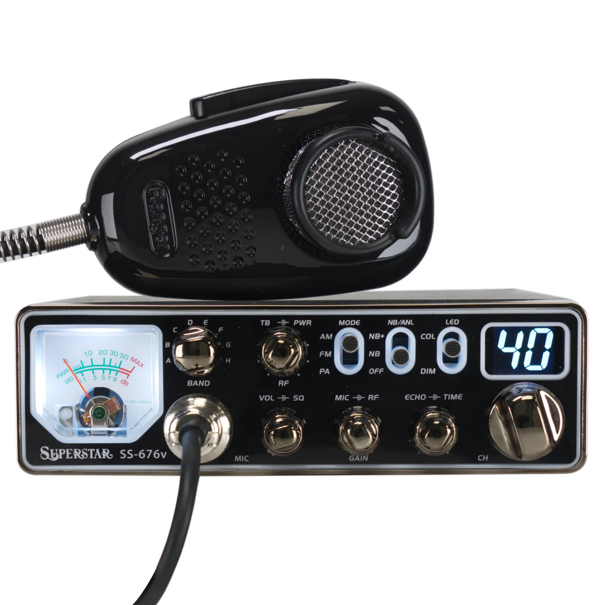 Superstar SS-676V 10 Meter Mobile Transceiver 80W