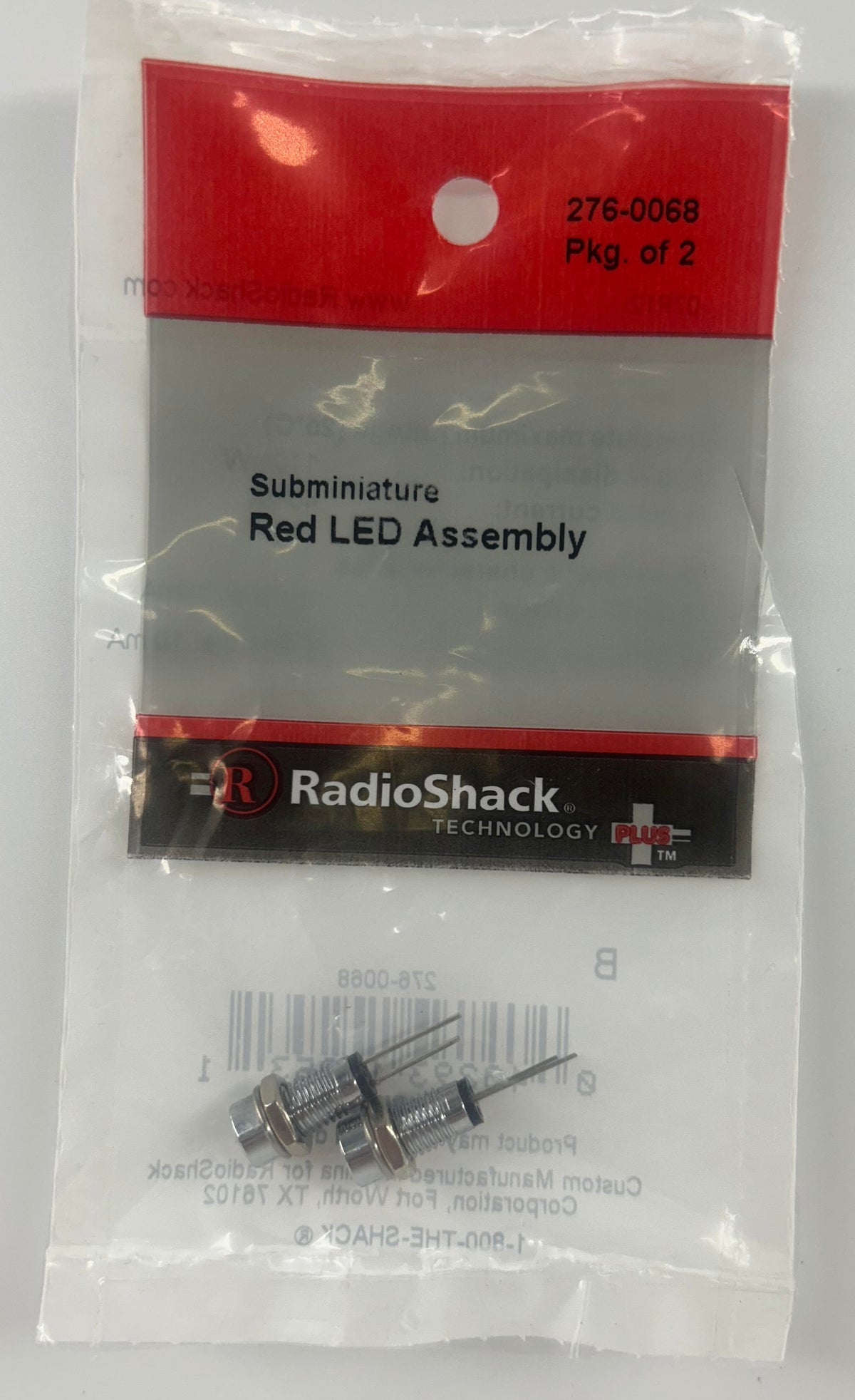 Small Box Red Led Component Subminiature Red LED Assembly | TekShack