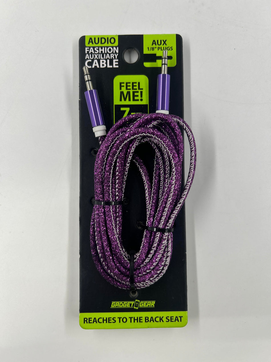 Gadget Gear 7 Foot Audio Auxiliary Cable