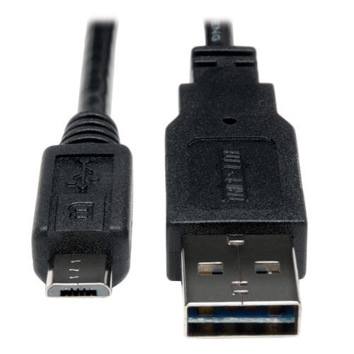 Tripp Lite USB 2.0 Reversible A Mini-B Cable 3ft