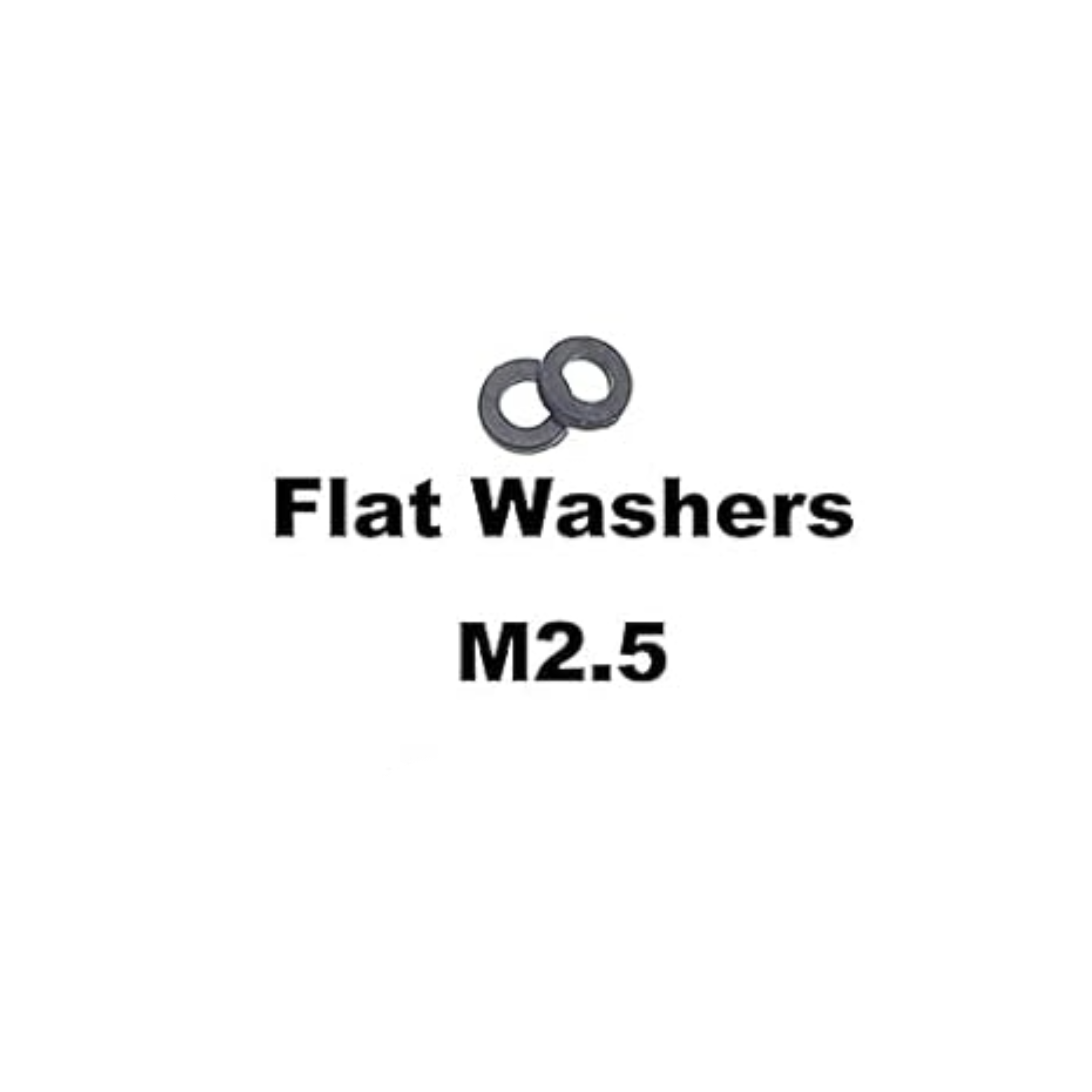 M2.5 Nylon Hex Standoffs Spacers Screws Nuts Flat washer
